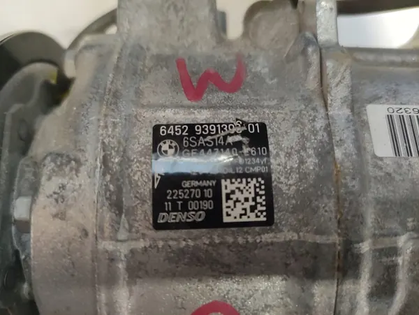 Compressore aria condizionata BMW 9391396 image 3