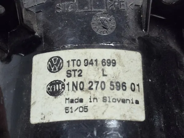 Farol de nevoeiro esquerdo VW Touran Tiguan Golf Plus EOS OEM image 7