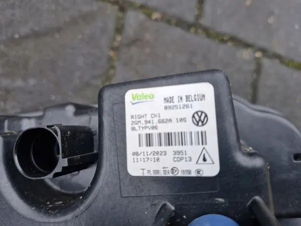 VW T-CROSS Farol LED diurno halógeno direito OEM 2Gm941662a image 5