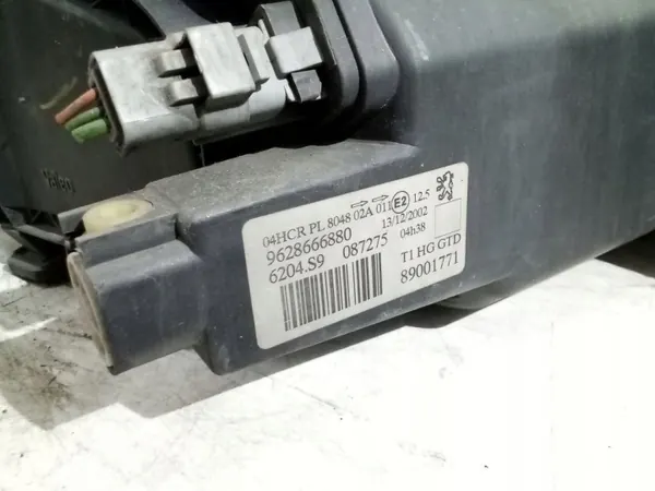 Farol Dianteiro Esquerdo Peugeot 206 OEM 9628666880 image 5