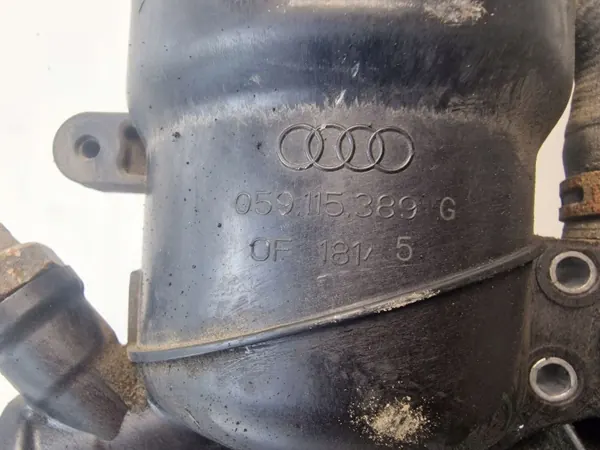 Audi OE 059115389G Oljefilterhus - Begagnad image 7