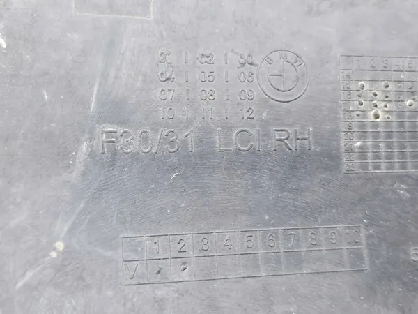Scivolo di montaggio faro destro BMW F30 F31 LCI OEM 7386362 image 3