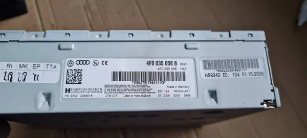 Audi A6 C6 Radion Viritinmoduuli OEM 4F0035056B image 8