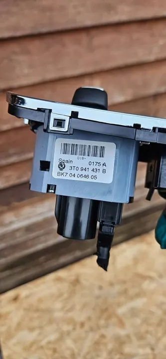 Lichtschalterpanel Skoda Superb II 3T0941431B image 6