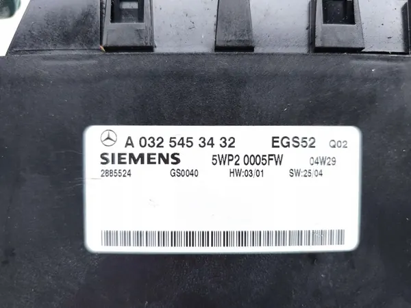 Module de contrôle de boîte de vitesses Mercedes-Benz E-Class A0325453432 image 7