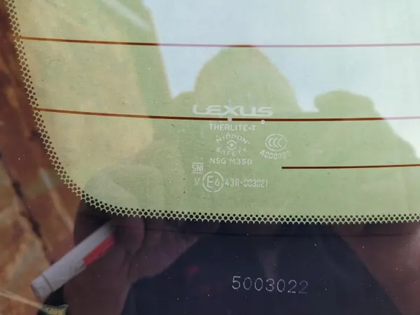 Lexus GS IV Taka-Korilas OEM SZYBA TYL TYLNA image 7