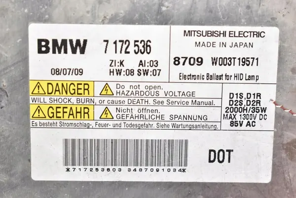 Xenon-Konverter Links 7172536 BMW E90 E91 08-13 image 10