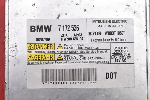 Xenon-Konverter Links 7172536 BMW E90 E91 08-13 image 4