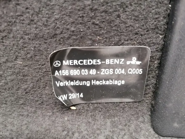 MERCEDES GLA W156 X156 Achterste Bagageruim Plank Origineel 13-19 image 8