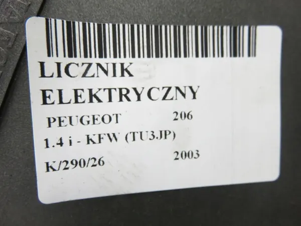 Compteur Peugeot 206 OEM 9645847180 image 8