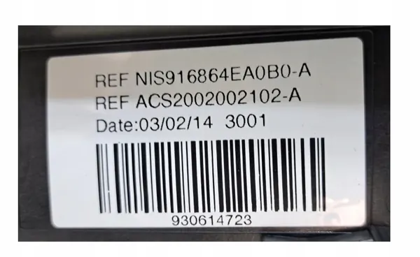 Mécanisme Store Toit Panoramique Nissan OE OEM image 3