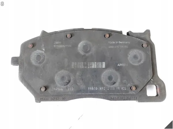 Keramik-Bremsbeläge Vorderachse OEM 67521426 Lamborghini Urus image 9