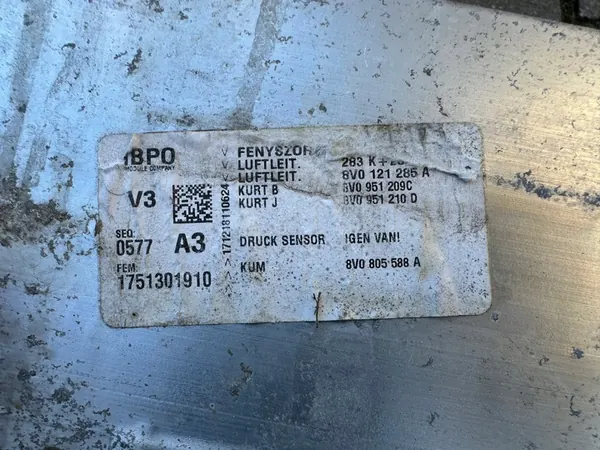 Etupuskuri Audi A3 8V Lift image 3