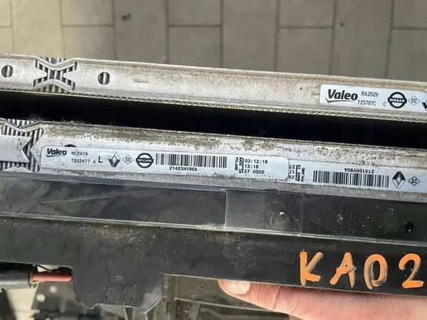 PAS PRZEDNI CHŁODNICA KPL KADJAR LIFT 1.7 DCI 21410HV90A,21457HV80A image 3