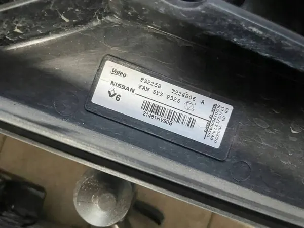 PAS PRZEDNI CHŁODNICA KPL KADJAR LIFT 1.7 DCI 21410HV90A,21457HV80A image 4