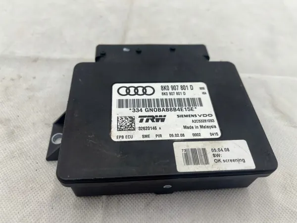 Audi A4 B8 A5 Handbromsmodul OEM 8T0907801D image 7