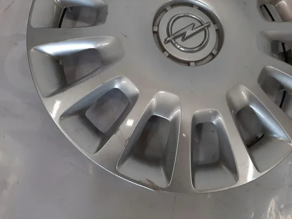 4× Coprimozzi Opel OE Originali 14" Argento image 6