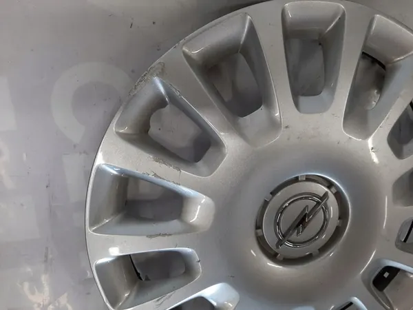 4× Coprimozzi Opel OE Originali 14" Argento image 7