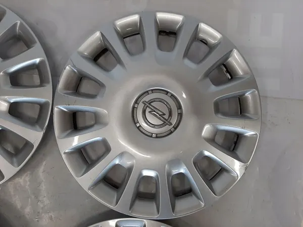 4× Coprimozzi Opel OE Originali 14" Argento image 8