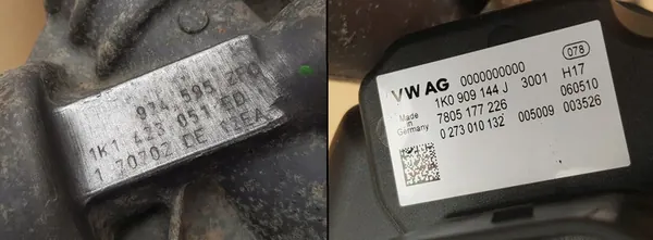 Caixa de Direção / VW Audi Seat Skoda / 1K1423051ED - 1K0909144J image 2