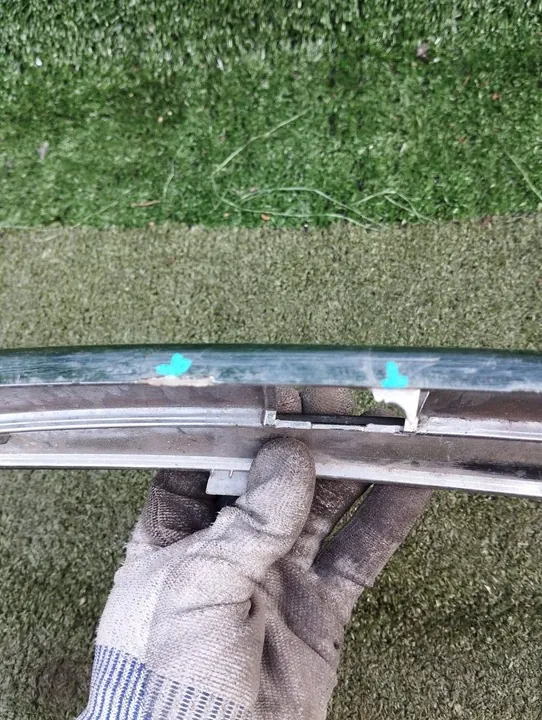 Bakre stötfångartrim Fiat 500 07- Krom 735436783 image 10