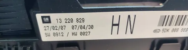 Caixa de fusíveis Opel Astra H 1.4 OE 13220829 image 4