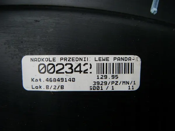 FIAT PANDA II 03-12 Front Left Wheel Arch 46849140 image 2