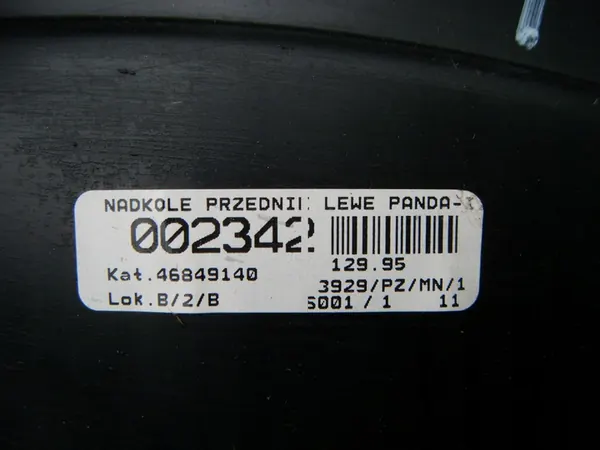 FIAT PANDA II 03-12 Front Left Wheel Arch 46849140 image 4