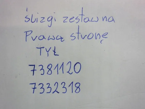 Piastra di scorrimento paraurti posteriore BMW X1 F48 destra OEM 7381120 image 7