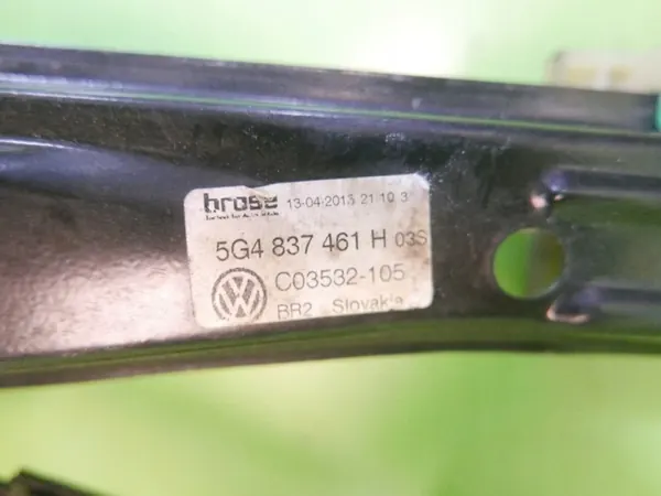 Mecanismo de vidro elétrico dianteiro esquerdo VW Golf VII 5G4837461H image 4