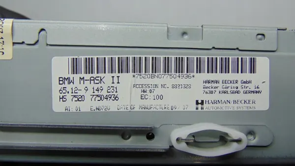 Lecteur Navigation BMW OEM 9149231 pour E61 image 4