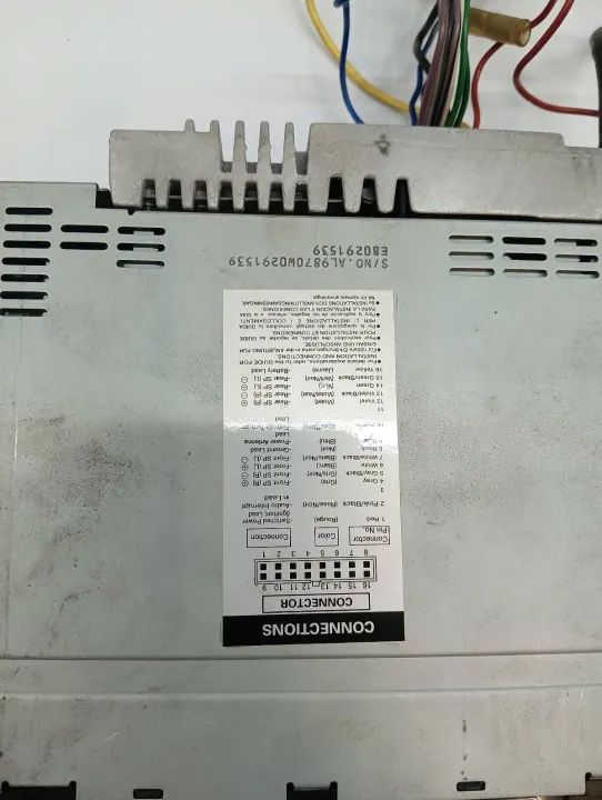 ALPINE CDE-9870R Radio VW Lupo I 1998-2005 OEM 5907911399764 image 4