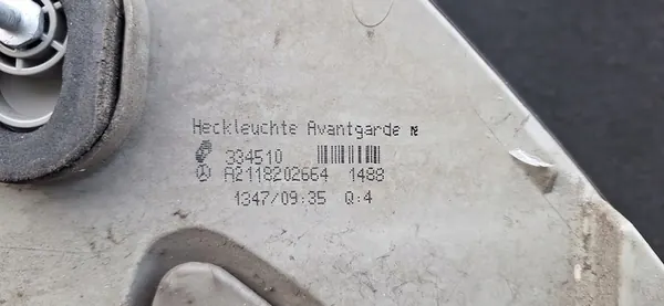 Rechter achter LED-lamp Mercedes E-Klasse W211 2006-2009 OEM image 3