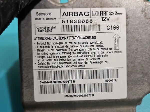 Ilmatyynyohjain Fiat Grande Punto 51838066 5WK4414 image 3