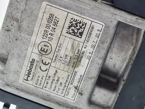 Calentador Webasto Volvo S90/V90 OEM 9026496E image 9