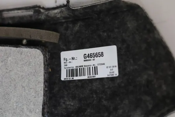 BMW G30 Heckscheiben-Elektrorollo OEM 7419496 image 7