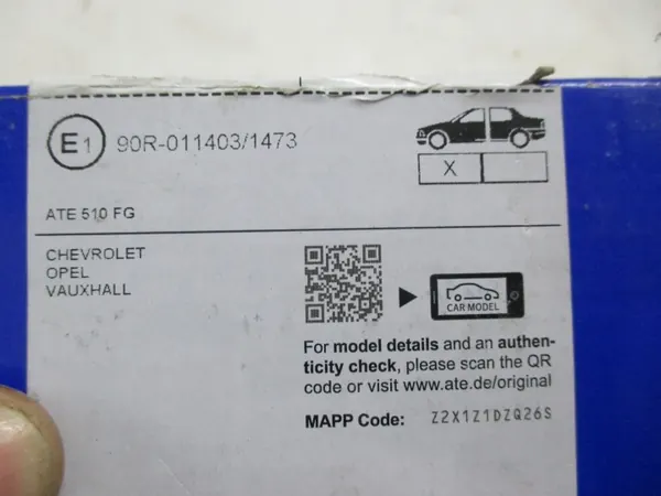 Plaquettes de frein ATE OEM 13.0470-7262.2 - Occasion image 3