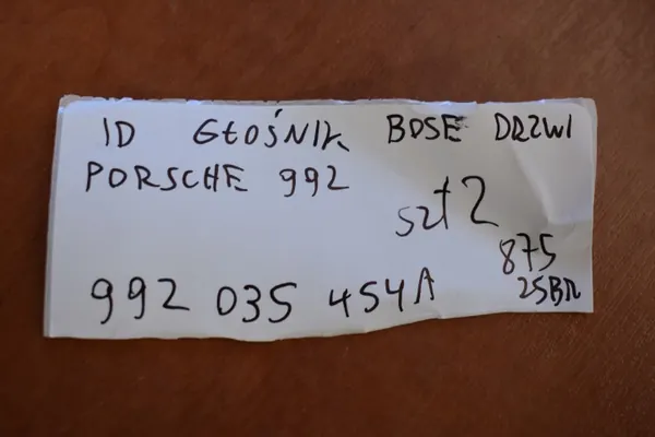 Bose deurluidspreker OEM 992035454A 555 voor Porsche 992 image 4