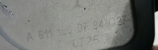 MERCEDES C-KLASA W203 2.2 CDI Actuator A6111500794 image 2