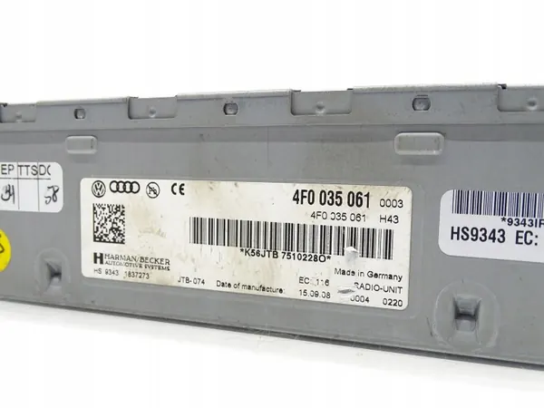 Audi A6 C6 Lift Radion Viritinmoduuli OEM 4F0035061 image 3