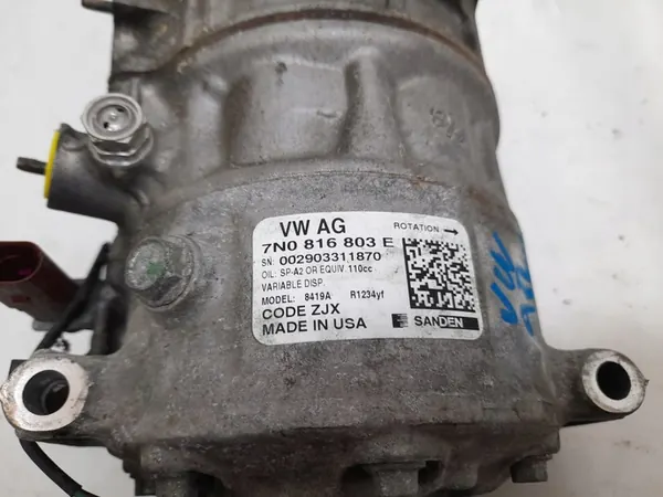 Compressore Aria Condizionata VW Atlas 3.6 AWD 2019- image 8