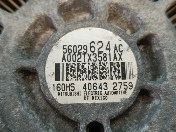 JEEP COMPASS II 2.4 182HV 4x4 Vaihtovirtageneraattori 56029624AC image 7