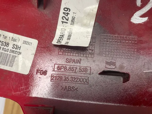 Oikea Peilinkansi OEM OSŁONA LUSTERKA PRAWA SEAT ALTEA image 4