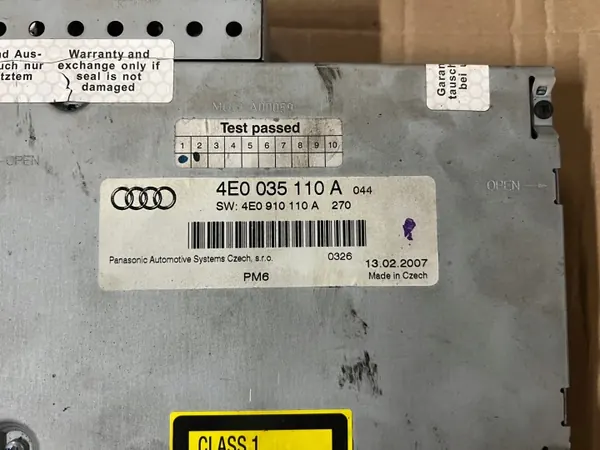 Changer CD Audi OEM 4E0910110A/4E0910110C - Occasion image 3