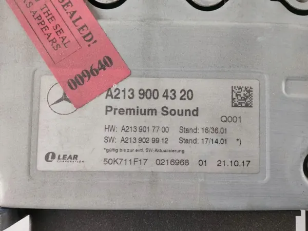 Mercedes Verstärker OEM a2139004320 Premium Sound image 4