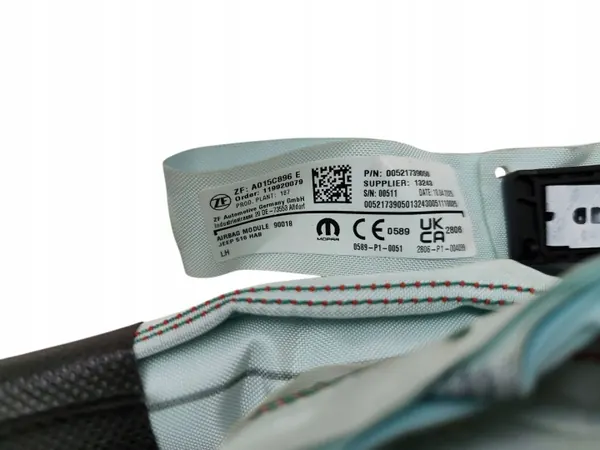 Airbag Cortina Izquierda Jeep OE OEM 00521739050 image 4