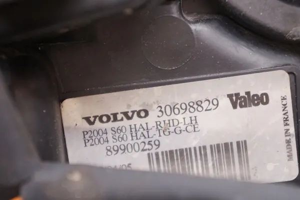 Volvo V70 XC70 S60 Vasemman Etuvalon 30698829 image 5