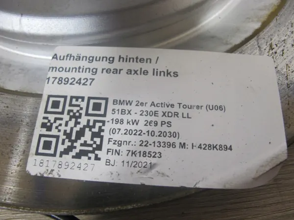 Gebruikte BMW remschijven & blokken OEM 6891086 image 4