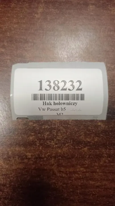 Peräkärkikoukku OEM FROST_3-138232-HAK HOLOWNICZY VW Passat B5 image 10