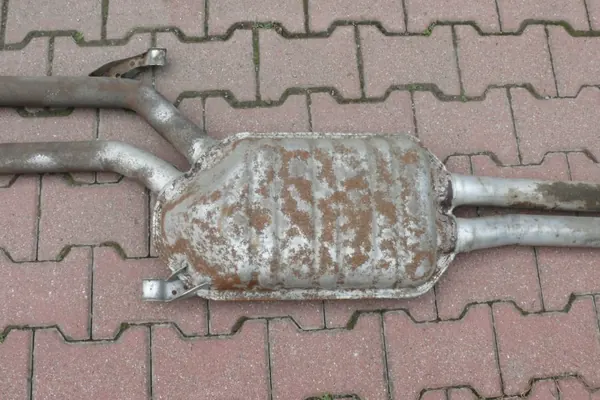 Silencieux central Audi A8 D2 3.3 TDI OEM 4D0253411A image 8